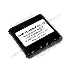 114619 Аккумуляторная сборка 5HR11/45-0,7/F/C-У2 ( Ni-Mh 6V 700mah ) Panasonic inside 114619
