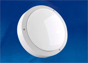 ULW-K15A 25W/5000K IP54 WHITE Светильник светодиодный влагозащищенный. Круг. Белый свет (5000K). 3000Лм. 220X70мм UNIEL ULW-K15A 25W/5000K IP54 WHITE
