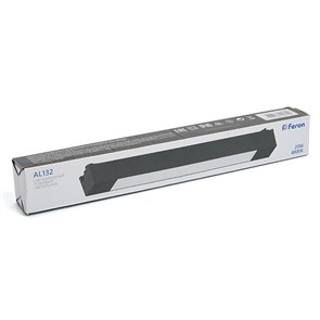 48380 AL132 серия MattLine, 20W, 1400 Lm, 4000К, 120 градусов, черный Светильник трековый светодиодный на шинопровод FERON 48380