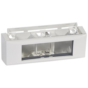 31614 Mosaic Рамка 6 модулей для установки на DLPlus компакт (уп.5шт.) Legrand (Франция) 031614