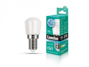LED4-R39/830/E14 Светодиодная лампа 4Вт 220В (уп.10/100шт.) Camelion LED4-R39/830/E14