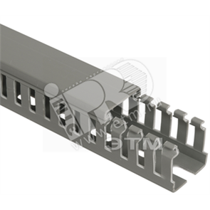 CKM50-025-025-1-K03 Кабель-канал перфорированный 25х25 "ИМПАКТ-М" серый (уп.100м.) IEK® CKM50-025-025-1-K03
