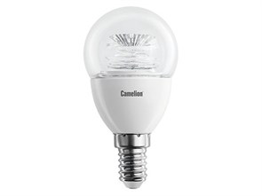 LED5.5-G45-CL/845/E14 BrightPower Светодиодная лампа 5,5Вт 220В (уп.10/100шт.) Camelion LED5.5-G45-CL/845/E14