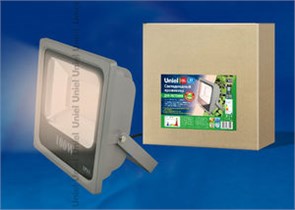 ULF-P40-100W/SPFR IP65 110-265В GREY Прожектор для растений светодиодный. Цвет серый. UNIEL ULF-P40-100W/SPFR IP65 11