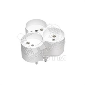 12324 АМ 6-3, 6А Разветвитель электрический (тройник) (уп.20шт.) ФОТОН 12324