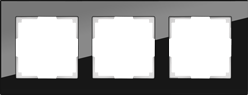 WL01-Frame-03 Favorit Рамка на 3 поста, черная (уп.5шт.) Werkel™ a031799