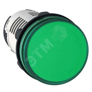 XB7EV03MP Лампа сигнальная светодиодная зеленая 220V 50Hz (уп.10шт.) Schneider Electric XB7EV03MP