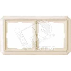 MTN483244 MERTEN Antik Рамка 2 поста бежевая (уп.2шт.) Schneider Electric MTN483244