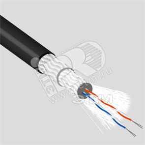 КИПЭВнг(А)-LS 2х2х0,6 Кабель для интерфейса RS-485 (бухта 100м.) Спецкабель  КИПЭВнг(А)-LS 2х2х0,6-1