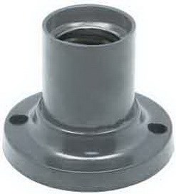 AB7SLSEAY Ecola base Патрон накладной прямой E14 серебряный (уп.10шт.) AB7SLSEAY