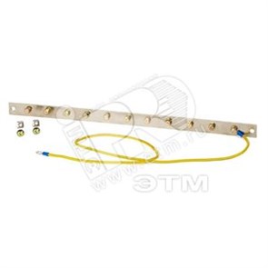 TGRD-19 Медная шина заземления, 19", 482мм, комплект Hyperline 29826
