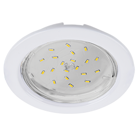FW53GLECB Ecola GX53 H4-GL Светильник встраиваемый, без рефл. глубокий, белый (уп.10/50шт.) FW53GLECB