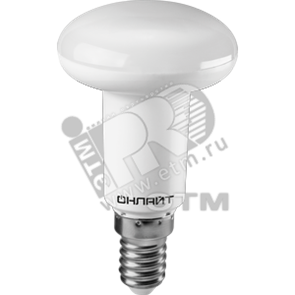 71652 OLL-R50-5-230-4K-E14 ОНЛАЙТ Лампа светодиодная 5W 2700K 230V E14 (уп.100шт.) Navigator 71652 OLL-R50-5-230-4K-E14