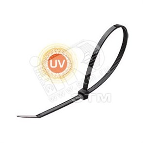 49409 Fortisflex Стяжка (хомут) КСС 3х200мм нейлон, черная (уп.100шт.) КВТ (Россия) 49409