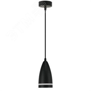 48092 HL3648 GX53 15W 230V, D85*H160 черный Светильник подвесной FERON (Китай) 48092