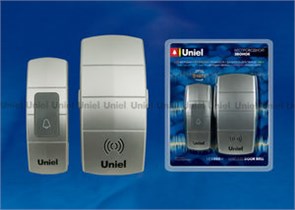 UDB-088W-R1T1-32S-100M-SL Звонок дверной беспроводной серебристый СНЯТ С ПРОИЗВОДСТВА UDB-088W-R1T1-32S-100M-SL