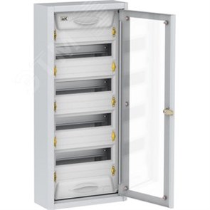 MKM16-N-048-31-Z-U TITAN 5 ЩРн-48з-1 36 УХЛ3 IP31 710х310х130мм (ШхВхГ) прозрачная дверь, с замком Корпус металлический IEK® MKM16-N-048-31-Z-U