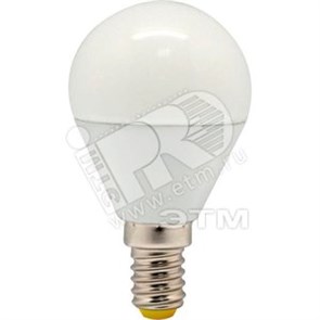 25478 LB-95 16LED(7W) 230V E14 2700K G45 Лампа светодиодная (уп.10/100шт.) FERON 25478