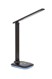 UL621 Селена черный Светильник настольный светодиодный 10Вт LED, с RGB Ultra Light UL621 Селена черный
