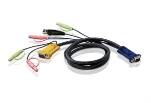 2L-5302U Кабель Cable HD15M/USBM/SP/SP-SPHD15M 1,8M ATEN 2L-5302U