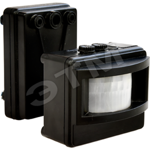 22002 SEN14/LX01 230V 1200W 12m 120° IP44 Датчик движения черный (уп.60шт.) FERON 22002