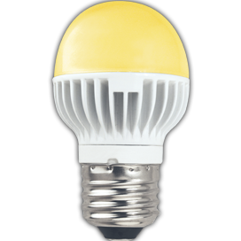 K7LG54ELC Ecola globe LED 5,4W G45 220V E27 (алюм. радиатор) Лампа св/д золотистая (уп.10/100шт.) K7LG54ELC