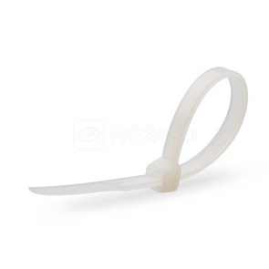 49392 Fortisflex Стяжка (хомут) КСС 3х120мм нейлон, белая (уп.100шт.) КВТ (Россия) 49392