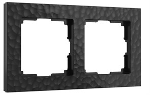W0022408 Hammer Рамка на 2 поста черная (уп.10шт.) Werkel™ a052517-1
