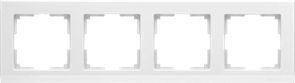 W0041801/WL04-Frame-04-white Stark Рамка на 4 поста белая (уп.10шт.) Werkel™ a028924