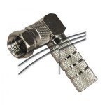 FD 05-4022/FD 3032 Разъем F-разъем RG-6 угловой (уп.100шт.) REXANT FD 05-4022