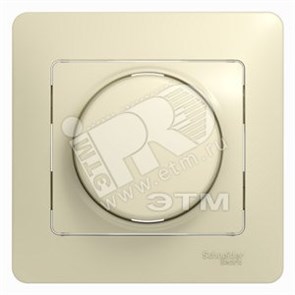 GSL000236 Glossa Диммер универсальный 600Вт/ВА, бежевый, в сборе (уп.2шт.) Schneider Electric GSL000236