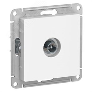 ATN000193 AtlasDesign Механизм TV розетки коннектор, белый (уп.10шт.) Systeme Electric (Россия) ATN000193
