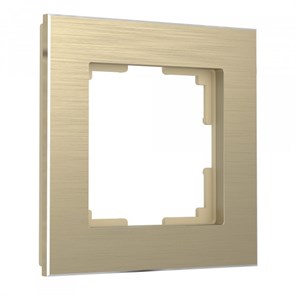 W0011711 Aluminium Рамка на 1 пост, шампань (уп.10шт.) Werkel™ a052312-1