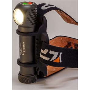 GEKKO 1.0 Фонарь налобный HI-CRI max 900лм, клипса, 5 реж, IPX8, под акк.18650 (диод Samsung LH351D HI-CRI ) ЯРКИЙ ЛУЧ  4606400106326