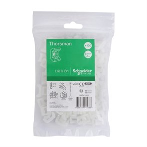 IMT47002 Multifix Thorsman Площадка для кабельных стяжек до 7.8мм (уп.100шт.) Schneider Electric IMT47002