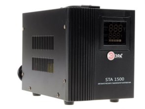 STA-1500 Эра Стабилизатор (LCD, 2 розетки, 140-270В) ВЫВЕДЕН ИЗ АССОРТИМЕНТА 683020