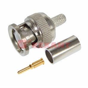 FD 05-3003/FD 3048-3/FD 01-001С Разъем штекер BNC RG-6 обжим (уп.100/1000шт.) REXANT FD 05-3003