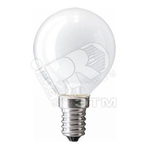 06757950 PHILIPS Stan 60W E14 230V P45 FR Лампа накаливания декоративная шар матовая (уп.100шт.) 871150006757950