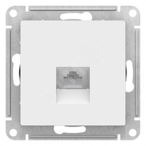ATN000181 AtlasDesign Механизм розетки телефонной RJ11, белый (уп.10шт.) Schneider Electric ATN000181