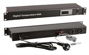 TMPC-230V-RAL9004 Микропроцессорная контрольная панель, цвет черный (RAL 9004) Hyperline TMPC-230V-RAL9004