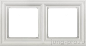 EPD482WW Jung Eco Profi Deco Рамка 2 поста белая Jung (Германия) EPD482WW