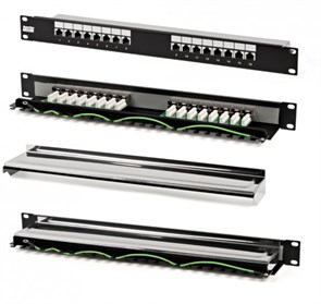 PP3-19-16-8P8C-C5e-SH-110D Патч-панель 19", 1U, 16 портов RJ-45 полн. экран., категория 5e, Dual IDC Hyperline PP3-19-16-8P8C-C5e-SH-110D