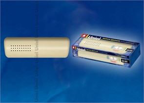 UDB-001E-01S-BG Дверной проводной звонок. Цвет корпуса — бежевый. UNIEL UDB-001E-01S-BG