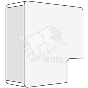 00407 APM In-liner Угол плоский 22х10 (уп.40шт.) ДКС 00407