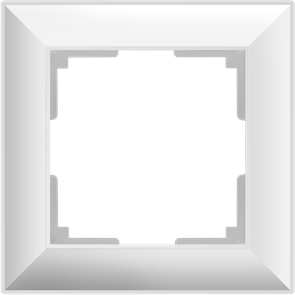 W0012201/WL14-Frame-01 Fiore Рамка на 1 пост белый (уп.10шт.) Werkel™ a051023-1