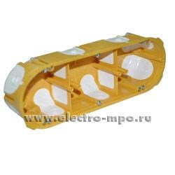 KPL 64-50/3LD (NA)/KP 64/3L (NA) 3 гнезда Коробка установочная для полых стен Ø68х209х50мм (уп.30шт.) KOPOS KOLÍN (Чехия) KPL 64-50/3LD NA