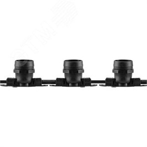 29882 CL50-100 200 E27 черный, шаг 50cm, IP 65, 100м (1,5м сетевой шнур) Гирлянда белт-лайт FERON (Китай) 29882