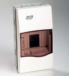 BM 4 PT/RR Бокс ЩРВ-П-4 модуля встраиваемый пластик с дымч. прозр. дверцей IP40 IDE (Испания) BM 4 PT/RR