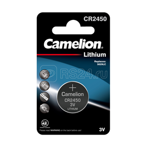CR2450 BL1 Элемент питания (блистер 1шт.) Camelion CR2450