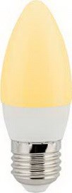 C7LG60ELC Ecola candle LED 6,0W 220V E27 (композит) Лампа св/д золотистая (уп.10/100шт.) C7LG60ELC